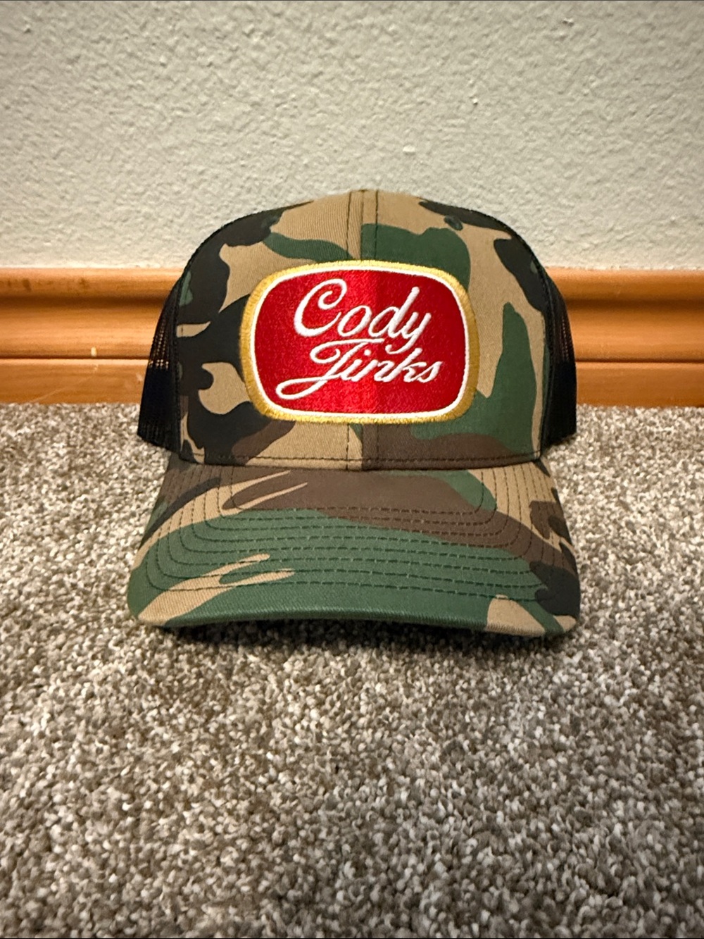 Cody Jinks camo SnapBack hat